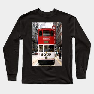 Campbell's Soup Tram in Hong Kong Long Sleeve T-Shirt